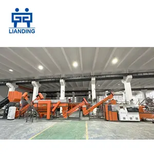 Plastic Stretch PE PP LDPE LLDPE Film Bags Recycling Washing Machine Plant Production Line