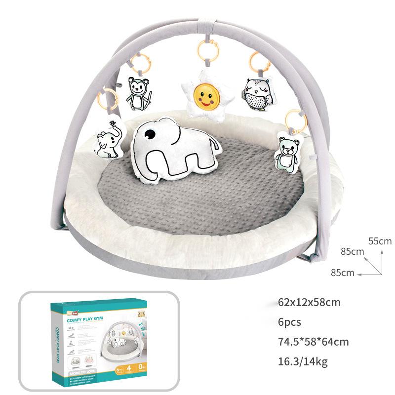 Rond rond épais coton/girafe/musiccotton/bébé éléphant/musique