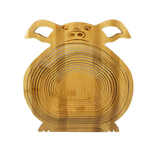 <span class=keywords><strong>Panier</strong></span> en bambou en <span class=keywords><strong>bois</strong></span> pour fruits en forme de spirale en forme de <span class=keywords><strong>chien</strong></span> pliant <span class=keywords><strong>panier</strong></span> à fruits en bambou en forme de coeur créatif personnalisé avec poignée - Product Image 4