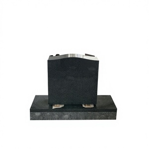 Traditional American Granite Tombstone <b>Memorial</b> with 1 Year Warranty-Serp Top Die - Product Image 1