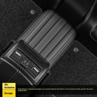 Tapis de sol de voiture personnalisés 2025, noir, luxe, double couche, tapis de sol de voiture en TPE