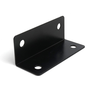Stainless Steel L-Shaped <b>Bracket</b> <b>Black</b> Durable <b>Shelf</b> Support Connector For Furniture Hardware Accessories - Product Image 4