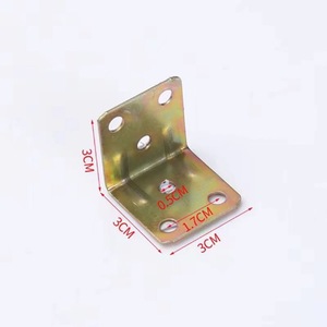 Corner Brace 30x30mm Cold Rolled Steel Angle <b>Bracket</b> For Cabinet Furniture Support - Product Image 4