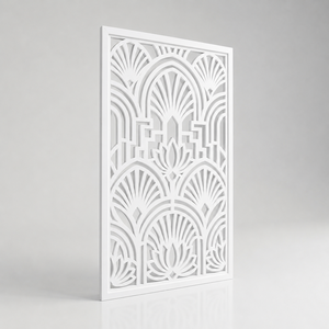 Made in Germany Lentiprint Custom Room Divider <b>Screen</b> Panel <b>Decorative</b> <b>Screen</b> For Hotels White Color 5mm Thickness 100x200cm - Product Image 1
