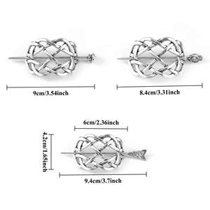 Barrettes à cheveux celtiques vikings, épingles à cheveux vintage à nœud celtique, bâtons à cheveux rétro en alliage d'argent, bijoux de barrette à cheveux en métal viking celtique - Product Image 3