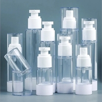 Botol pompa semprot plastik Mini tanpa udara, botol pompa Losion untuk kemasan kosmetik, grosir baru 50 ml 100 ml 15 ml