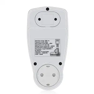 AC Pengukur Daya Meter 220V Digital Wattmeter Eu Energi Meter Watt Monitor Listrik Diagram Biaya Analyzer Soket
