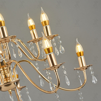 Lustre en Cristal Luminaire Décoratif de Scène de Luxe pour Mariages et Événements