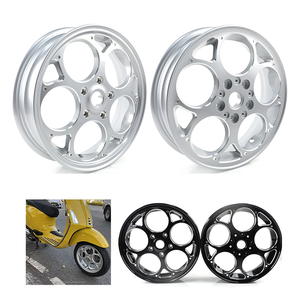 Jantes de moto avant et arrière de 12 pouces, moyeu de roue, jante, velg pour Vespa GTS GTV 200 250 <span class=keywords><strong>300</strong></span> GTS SUPER TECH <span class=keywords><strong>300</strong></span> HPE Accessoires - Product Image 2