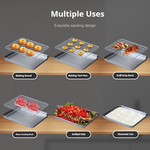 Plateau de cuisson <span class=keywords><strong>perforé</strong></span> en acier inoxydable spécialisé pour déshydrater les fruits et faire des snacks croustillants <span class=keywords><strong>à</strong></span> la maison au quotidien - Product Image 4
