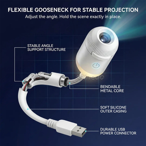 NUOVO Proiettore <span class=keywords><strong>di</strong></span> Stelle e Galassie USB Portatile Mini 360° a Tema Astronauta °   <span class=keywords><strong>Luce</strong></span> Notturna LED Regolabile a Cielo Stellato per Camera da Letto e Decorazione Auto - Product Image 4