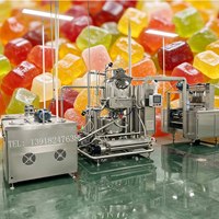Automatische snoepdepositie-apparaat van roestvrij staal CANDY SGDQ300 voor het maken van gelatine- en pectine-snoep, eenvoudig te bedienen