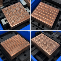 Electrodo de Cobre de Alta Precisión Personalizado para Electroerosión (EDM) con Mecanizado CNC para Moldes de Plástico y Fundición a Presión