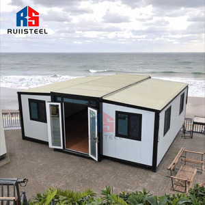 RUIISTEEL Casa de <span class=keywords><strong>Playa</strong></span> Prefabricada de Lujo <span class=keywords><strong>con</strong></span> Ventanas Panorámicas y <span class=keywords><strong>Piscina</strong></span> - Product Image 4