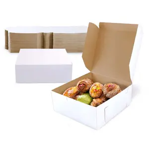 Kotak kemasan kue Harga kompetitif spesifikasi bagus kotak kertas permen kue lipat berkualitas tinggi dengan kustomisasi Logo
