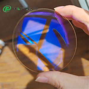 Lentilles en résine anti-lumière bleue 1.56 à vente chaude avec 40% HMC jaune 8005 Lentilles optiques couleur claire - Product Image 6