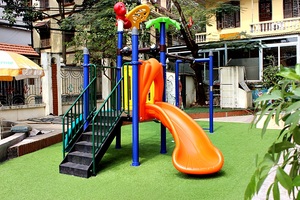 Kaiqi KQ60194C Trẻ Em Chơi Trò Chơi Đu Quay Kết Hợp Với Cầu Trượt Cho Trường Mẫu Giáo, Trường Học, Sân Sau, Công Viên Công Cộng - Product Image 4