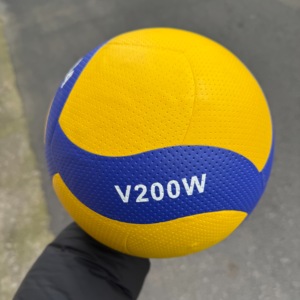 Ballon <span class=keywords><strong>de</strong></span> <span class=keywords><strong>volley</strong></span>-ball Premium Custom PU Mikasas V200W, bonne élasticité, confort <span class=keywords><strong>de</strong></span> préhension, entraînement, match. - Product Image 2