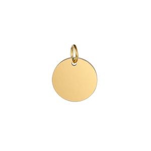 Colgante redondo liso <span class=keywords><strong>de</strong></span> acero inoxidable grabable, tipo <span class=keywords><strong>disco</strong></span>/placa, para estampado <span class=keywords><strong>de</strong></span> monedas, para collar - Product Image 5