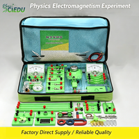 SCIEDU Perlengkapan Percobaan Elektromagnetisme Fisika SMP Kotak Sirkuit Lengkap untuk Siswa Kelas 3 Set Instrumen Pengajaran Fisika