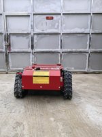 Petite débroussailleuse télécommandée 7HP à essence avec levage