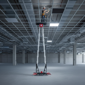 Portable Vertical Hydraulic <b>Ladder</b> Aluminum 4-16m Single Double Mast Man Lift <b>Small</b> - Product Image 6