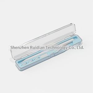 Boîte de rangement <span class=keywords><strong>pour</strong></span> crayons, étui portable transparent en silicone <span class=keywords><strong>pour</strong></span> la génération II - Product Image 2