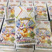 Pokémon TCG SV8a Terastal Festival Ex Booster Box Version Japonaise 10 paquets de boosters Eevee Ex scellés en usine, vente en gros