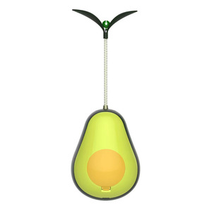Juguete interactivo para gatos con forma de aguacate, dispensador de golosinas, tamaño mediano, color verde aguacate - Product Image 4