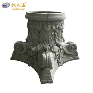 New Magic <b>Stone</b> Grc Roman Columns Outdoor Building Entrance Decorative Pillars Sandstone Imitation - Product Image 2