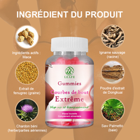 Ensemble de capsules et gommes pour l'amélioration des fessiers : Poudre et suppléments à base de plantes pour des courbes extrêmes et un agrandissement des fesses en gros
