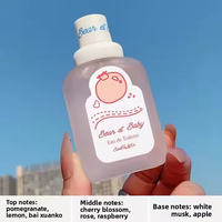 Vente en gros usine – Nouveau parfum corporel longue durée pour étudiants, motif ours, pour filles, avec senteur pêche – Mini parfums originaux