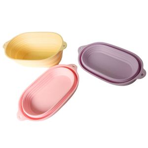 Moule en silicone flexible ovale, écologique, pour pain et gâteaux, antiadhésif et compatible lave-vaisselle, utilisation au four, qualité alimentaire - Product Image 2