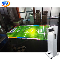 Vente flash - Machine tout-en-un - Jeu sportif AR - Projection interactive au sol - Projecteur interactif - Jeux multijoueurs pour la maison