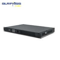 DSA43 sıcak satış 1U dijital DSP amplifikatör 4CH 300W ses işlemcisi güç amplifikatörü
