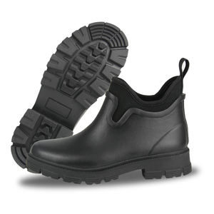 Stivali Wellington alla caviglia da <span class=keywords><strong>donna</strong></span> all'ingrosso OEM stivali da pioggia corti per l'estate inverno autunno impermeabili in gomma Chelsea Design - Product Image 2