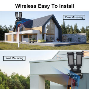 户外 PTZ 太阳能 4G 摄像机 IP66 4G 真正三镜头太阳能灯和摄像机家庭安全监控系统 4K 高清太阳能摄像机户外 - Product Image 5