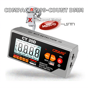 Mini probador de multímetro Digital de escritorio para reparación de bricolaje en el hogar de rango automático de 5999 dígitos para espacios pequeños - Product Image 2