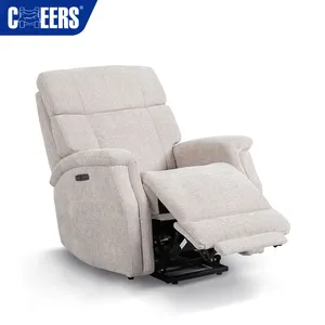 MANWAH干杯最新设计升降躺椅沙发椅电动躺椅带按摩功能老年沙发椅
