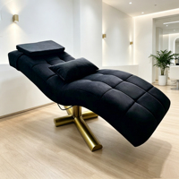 Table de massage moderne blanche, noire et colorée, mobilier de salon avec design incurvé pour salon de beauté, salon et atelier