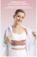 Correcteur de posture dorsal invisible réglable, soutien confortable pour la clavicule et la colonne vertébrale, ceinture de correction de la posture pour adultes