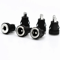 Conector de Alimentación DC-022B, Conector Hembra DC022B, Tapa Impermeable M8, Conector DC de 5.5MM 2.5MM 2.35MM 2.1MM 2.0MM 5.5 2.1 2.0 2.5 2.35 2 Pines