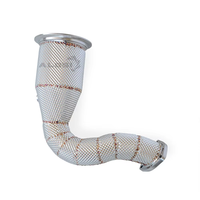 Tubo de Escape Deportivo de Alto Rendimiento para Porsche Cayenne E3 3.0T 2017-2024, SS304 1.5mm, Tubo de Escape de Alto Rendimiento para Mejora de Potencia