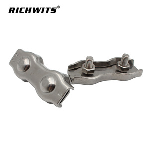 RICHWITS Clip double en acier inoxydable de type boîte 304 pour la gestion des cordes - Product Image 3