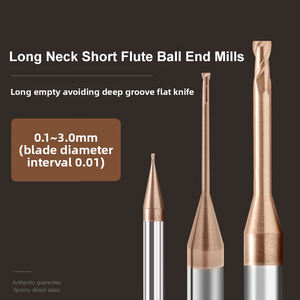 Fresa in Carburo Solido con Micro-Rivestimento in Bronzo per Operazioni di Fresatura Frontale CNC e Curvatura - Product Image 2