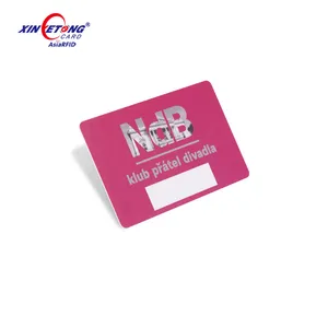 13.56mhz מגע PVC חכם RFID fudan08 1K מגנטי/חתימה פס כרטיס עבור קמפוס/עובד זיהוי