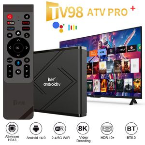 TV98 ATV <span class=keywords><strong>IPTV</strong></span> STB 8K Streaming Smart OTT Set-top Box Premium Google Android 12 TV Box Francia Alemania España Italia Universal - Product Image 2
