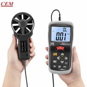 Profession elle hochpräzise digitale Anemometer-Hintergrund beleuchtung Windgeschwindigkeits-Richtungs messer Prüfgeräte für die industrielle Umgebung - Product Image 2