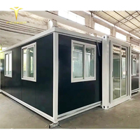 Maisons modulaires pliables en Irlande, maisons préfabriquées de luxe, maisons conteneurs extensibles avec toit