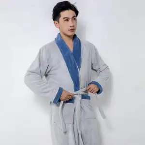 Bathrobe Female Bath Robes V-neck Ladies Sleepwear Soft Custom Logo Luxury Bath Robes SPA Robe Hotel Bathrobe With Hood